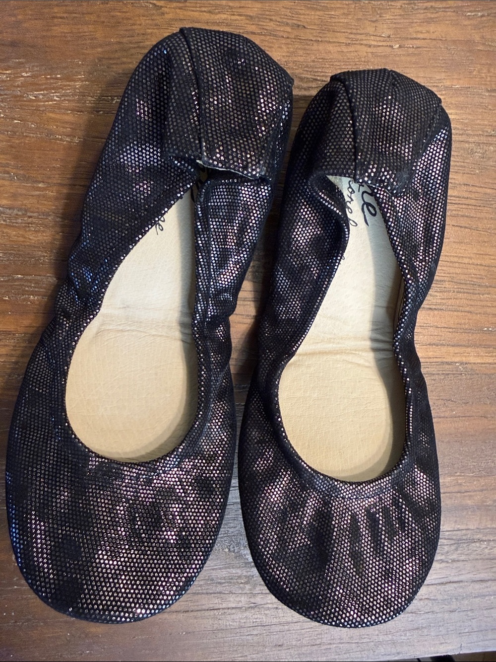 The Storehouse Flats in Gunmetal Shimmer